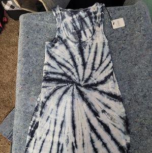 NWT Kendall Kylie tie-dye long shirt
